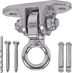 Stainless Steel 304 Heavy Duty Hanger 180°360° Swing 1200 LB Mounting Auger