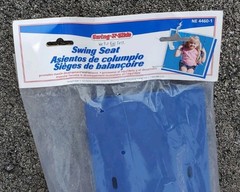Swing-N-Slide Heavy Duty Belted Swing Seat Blue coated Chain NOS Sealed FREE S&H