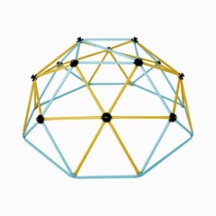 6FT Steel Climbing Dome, 600LBS, 3-9, Indoor/Outdoor