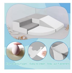 Foam Climbing Blocks for Toddler: 4 Piece Climbing Toys Gym Activities Kid