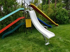 One size of each slide 8FT 10FT 12FT 14FT 18FT 22FT WATERS SLIDE FIBERGLASS