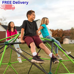 66″ Outdoor Climbing Dome Heavy Duty Geometric Jungle Gym Kids Playground Toy
