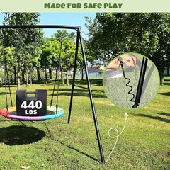 Columpio De Arbol Para Patio Jardin Para Niños 2 3 4 5 6 Años Y Adultos Grandes