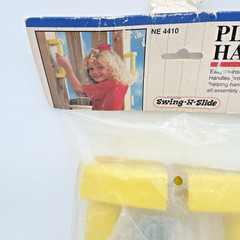 New Swing-N-Slide Play Yellow Handles Great for Wooden Outdoor Play Sets Z1