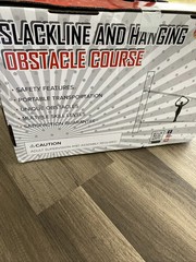 Gentle Booms Sports Ninja Line Slack line And Hanging Obstacle Course (Open Box)