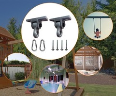 Heavy Duty Swing Hangers Screws Bolts Included Over 5000 lb Capacity Playground