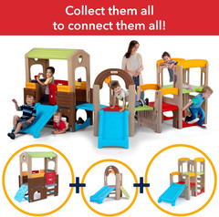 Simplay3 Young Explorers Modular Play System, Kids Activity Outdoor Playset for