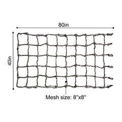 Aoneky 40” x 80” Climbing Cargo Net Multi Color