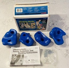 1 Box of play action climbing rocks (4 pieces)