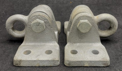 New! Lot Of 2 Heavy Duty Playset Swing Set SWING HANGERS 5-1/4”x2” Bases