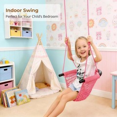 Swing Seat for Kids Heavy Duty Rope Play Secure Children Swing Set,Perfect fo…