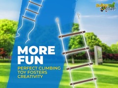 SWING SET STUFF 18″ ROPE LADDER climb fort wood children accessory outdoor 0114