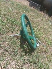 Gorilla Playset Green Steering Wheel Kit With Hardware-Compatible With Anything