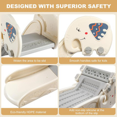 Indoor Couch Slide for Toddlers 1-3, Kids Baby Toddler Slide, Add-On for Modular