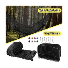 Climbing Cargo Net – 6.5′ x 9.8′, Double Layer Playground Safet… USA FAST SHIP