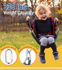 2pc Asientos De Columpios Para Ninos Juegos Cadena Arbol Jardin MEJOR Swing Set