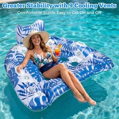 Ornnut XL/L Pool Floats, 3Pack/4Pack Inflatable Pool Floats Adult & Kids,