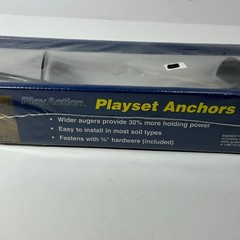 New Factory Sealed 2 Pack Playstar PlayAction PS 7690 Playset Anchors Kit Black