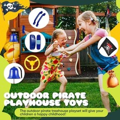 Swing Set Accessories Outdoor Playground Accessories Backyard Blue, Yellow