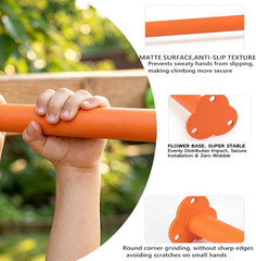 16.5 Inch Monkey Bars Kit for Backyard Outdoor Indoor Ladder Rungs Monkey Bars F