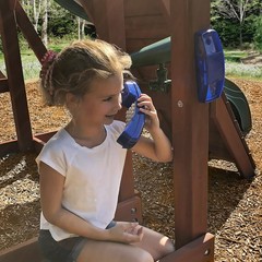 07-0014-B Children’s Blue Telephone Swing Set Accessory with Mount