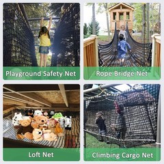 Kids Double Layer Polyester Climbing Safety Net Playground Equipment for