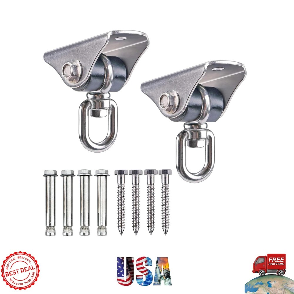 Heavy-Duty Stainless Steel Swing Mount – 1000 LB Capacity for Versatile Use