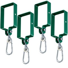 Hi Flame Heavy Duty Steel Swing Hangers for Wooden Sets Includes Snap Hooks. …
