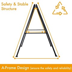 Metal Frame Full Steel Swing Stand, Hold up to 440 lbs, Outdoor or Indoor Han…