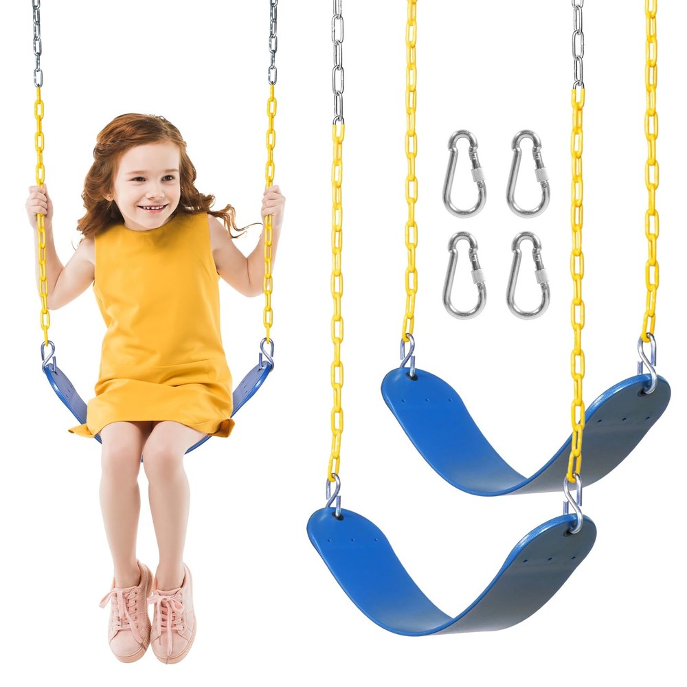 2-Pack Swing Seats for Swing Set, 330lb Capacity, Replacement Kits for Kids