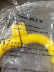 Play Platoon Playground Safety Handles Yellow Grab Handle Bars 2 Pack