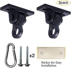 2 Pack Heavy Duty Swing Hangers w/ Hardware for Porch Yoga Indoor Outdoor