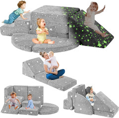 5Pcs Foam Climbing Blocks for Toddlers 1-3, Safety First Toddler Climbing Toys I