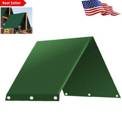 Easy Installation Swing Set Roof Canopy 52×90 Inches – Green Outdoor Shade Cover
