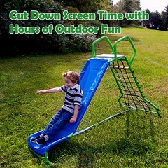 5 Ft Resbaladilla Para Niños De 3 a 6 Años Toboganes Patio Exterior Interior
