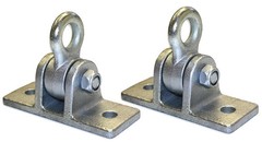 Heavy Duty Swing Hangers â€“ One Pair Galvanized Steel Mounts for Wooden Beam…