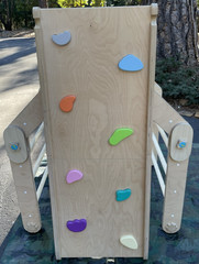 HappyMoon Montessori Climber Set w/ Rock Wall Ramp & Platforms ~ Pikler Triangle