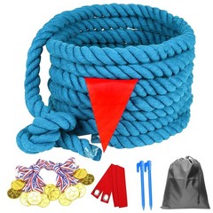 40 Feet Tug of War Rope for Kids and Adults, Outdoor Games Summer Outdoors Ya…