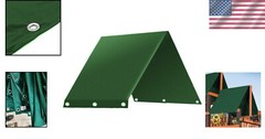 Easy Installation Swing Set Roof Canopy 52×90 Inches – Green Outdoor Shade Cover