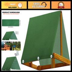 Replacement Swing Canopy 43″x90″ | Waterproof UV Protection Tarp for Outdoor Pla