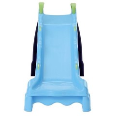 2-in-1 Outdoor-Indoor Wet or Dry Slide with Easy Storage, Blue, Ages 2 to 6