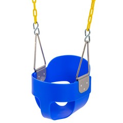 Baby Swing EVA Iron Swing Hanging Basket Swing for Your Baby Kid Outdoor Blue