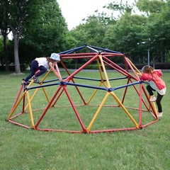 6FT Climbing Dome monkey bars Play Ground Outdoor for Kids 3-8 Years
