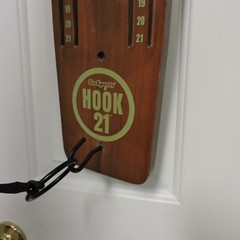 GoSports Hook 21 Wall Mount Ring Swing Game – Brown