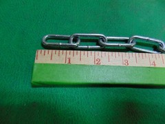 10 Pcs 11′ Strait Link Welded Coil Chain – Size 2 – Zinc Swing Set Guard Chain