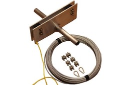 125′ Zip Line Kit, Trolley, Cable Ride, High Quality Zipline, Made in USA!