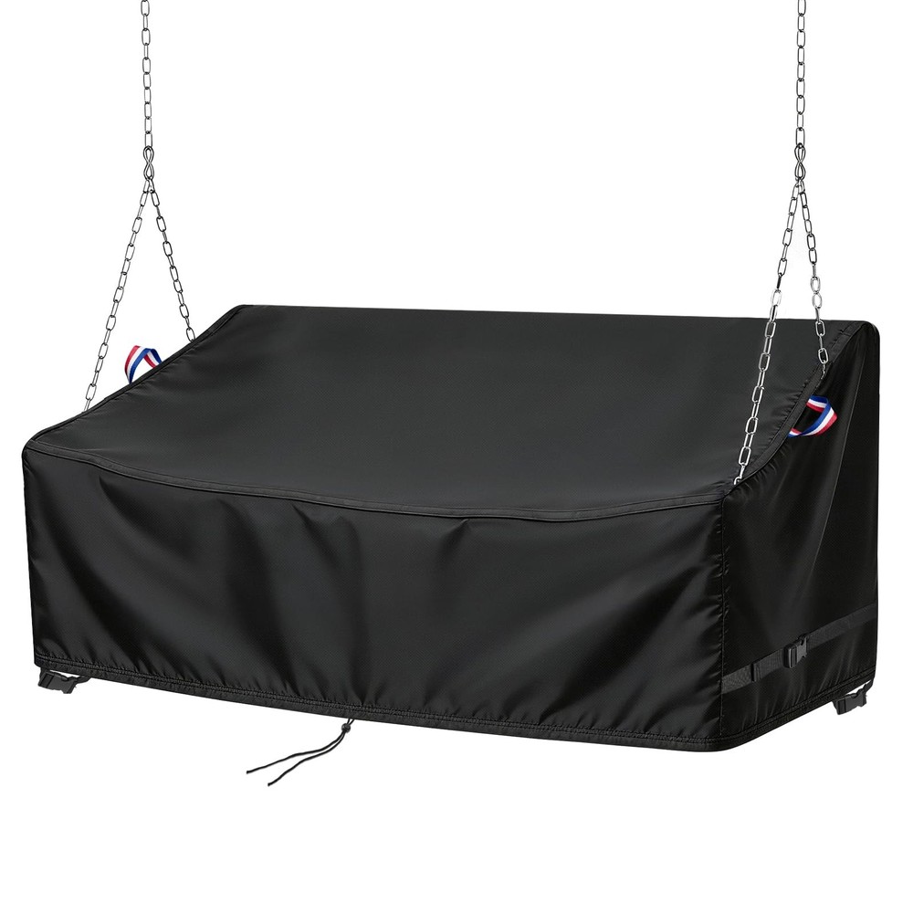 Porch Swing Cover, Waterproof Outdoor Hanging Swing Chair Cover for 2-Person …