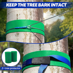 Zip Line Kit for Kids Adults: 200FT up to 400 Lbs – Updated Removable Design Tro