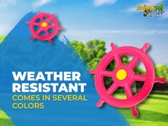 SWING SET STUFF INC. SHIPS WHEEL PINK toy boy girl fun outdoor playground 0230