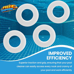4PCS Pool Cleaner Climbing Rings, 6101611-R4 Climbing Foam Wheels Rings for Dol-